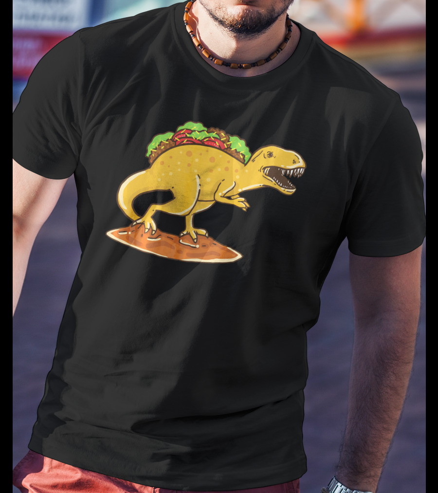 Tyrannosaurus Rex Taco Dinosaur T-Shirt