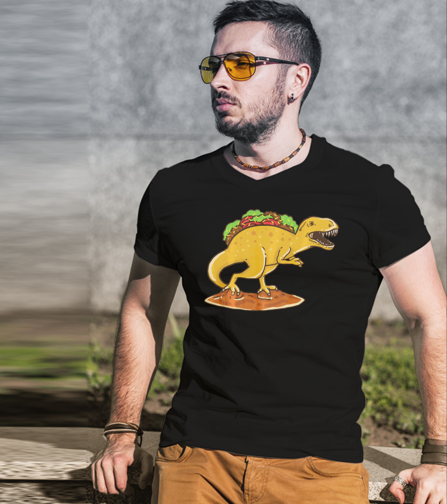 Tyrannosaurus Rex Taco Dinosaur T-Shirt