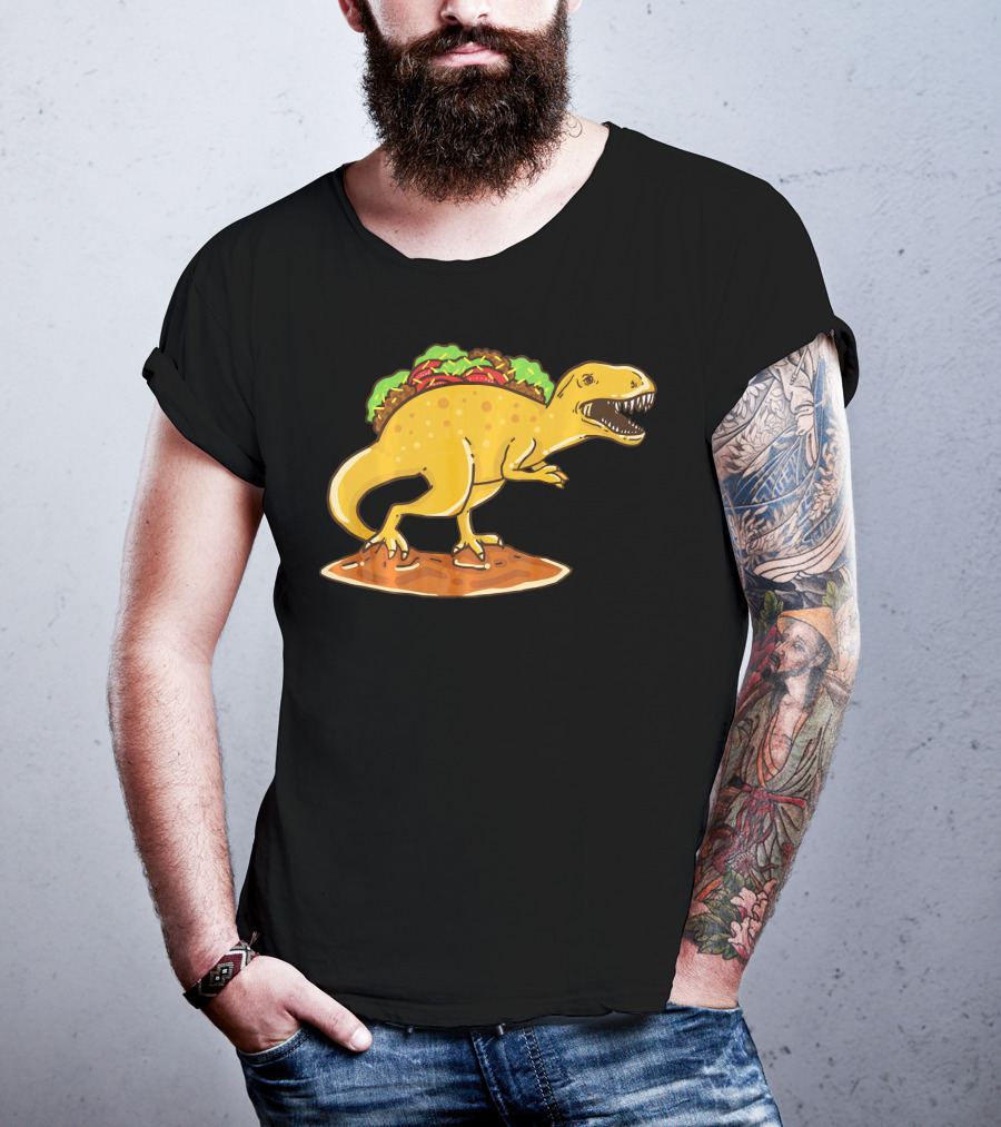 Tyrannosaurus Rex Taco Dinosaur T-Shirt