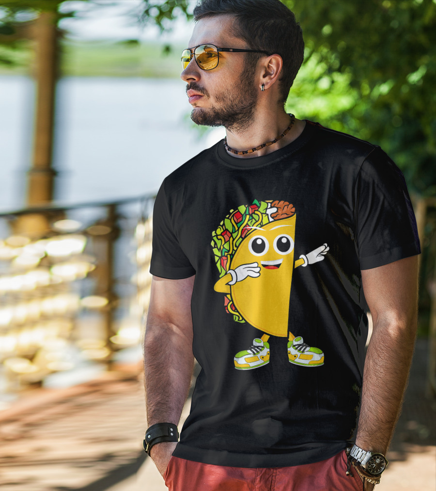 Dabbing Taco Dance Fun Celebrate Fiesta T-Shirt