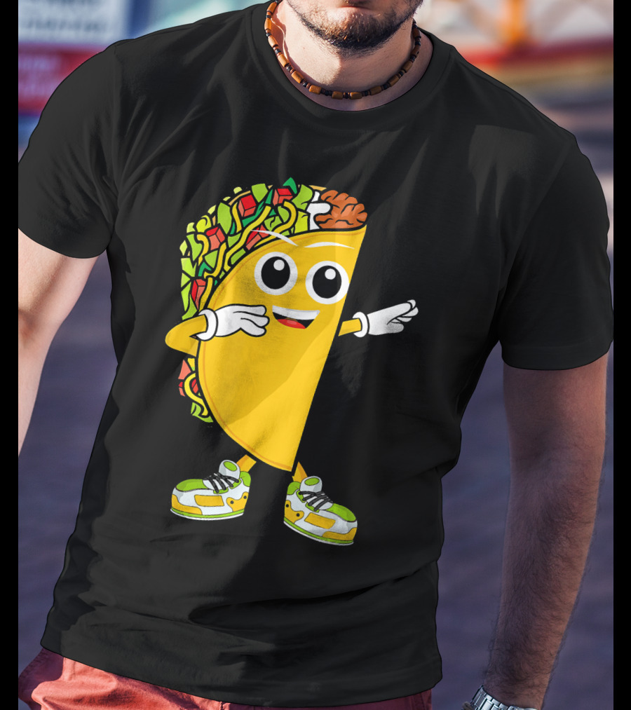 Dabbing Taco Dance Fun Celebrate Fiesta T-Shirt