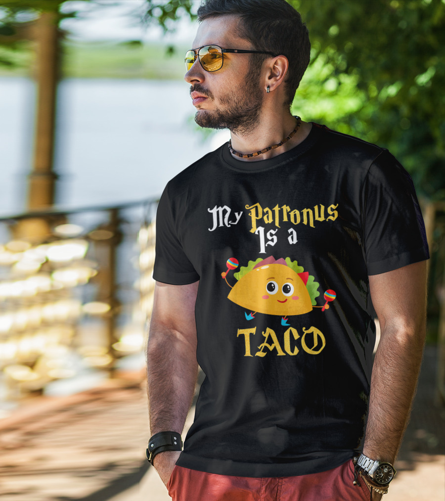 My Patronus Is A Taco With Maracas Mexican Food Love T-Shirt