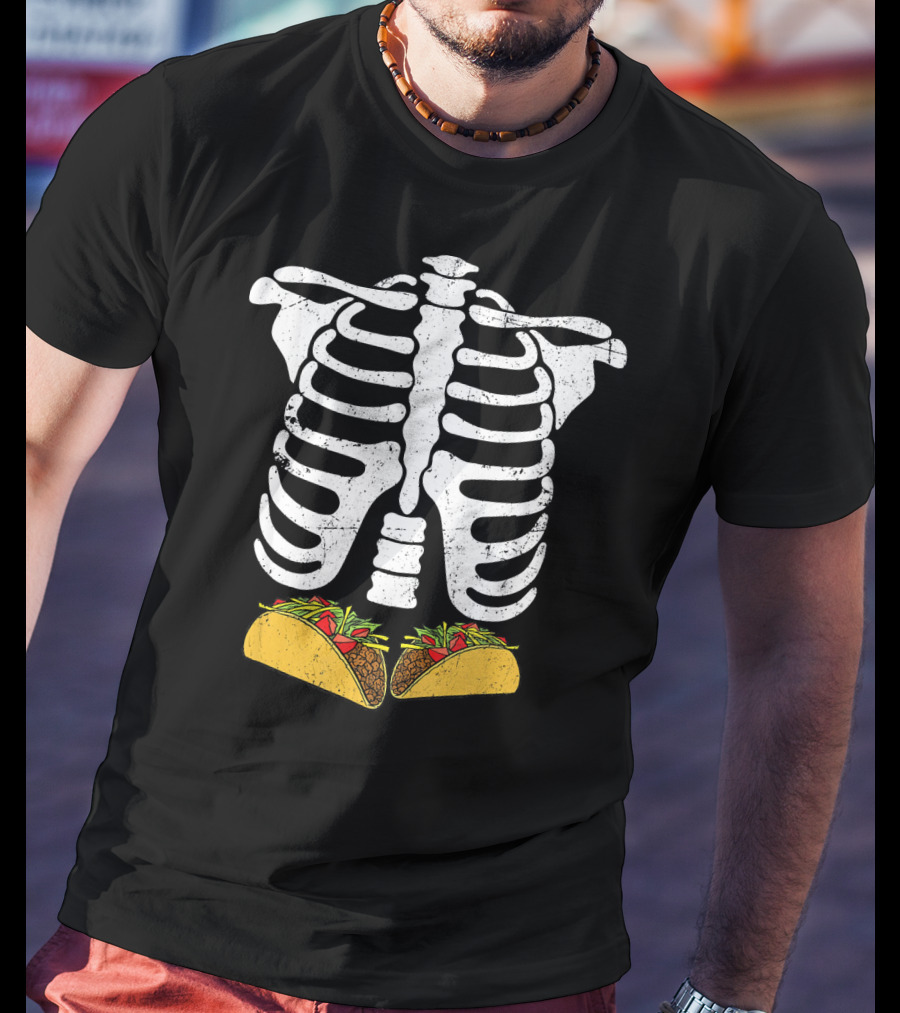 Skeleton Rib Cage Taco Xray T-Shirt