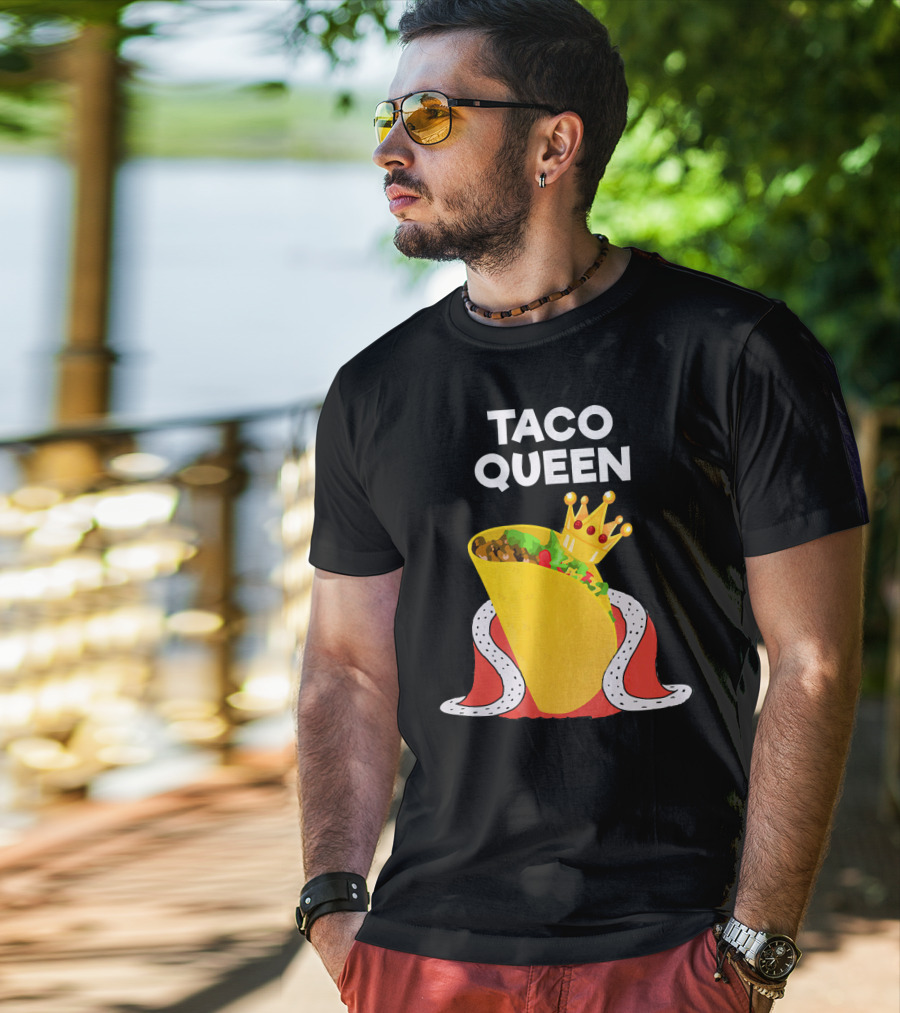 Taco Queen Royal Crowned Taco Tuesday T-Shirt