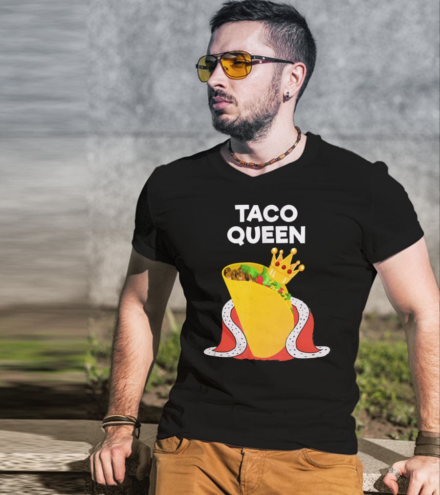 Taco Queen Royal Crowned Taco Tuesday T-Shirt