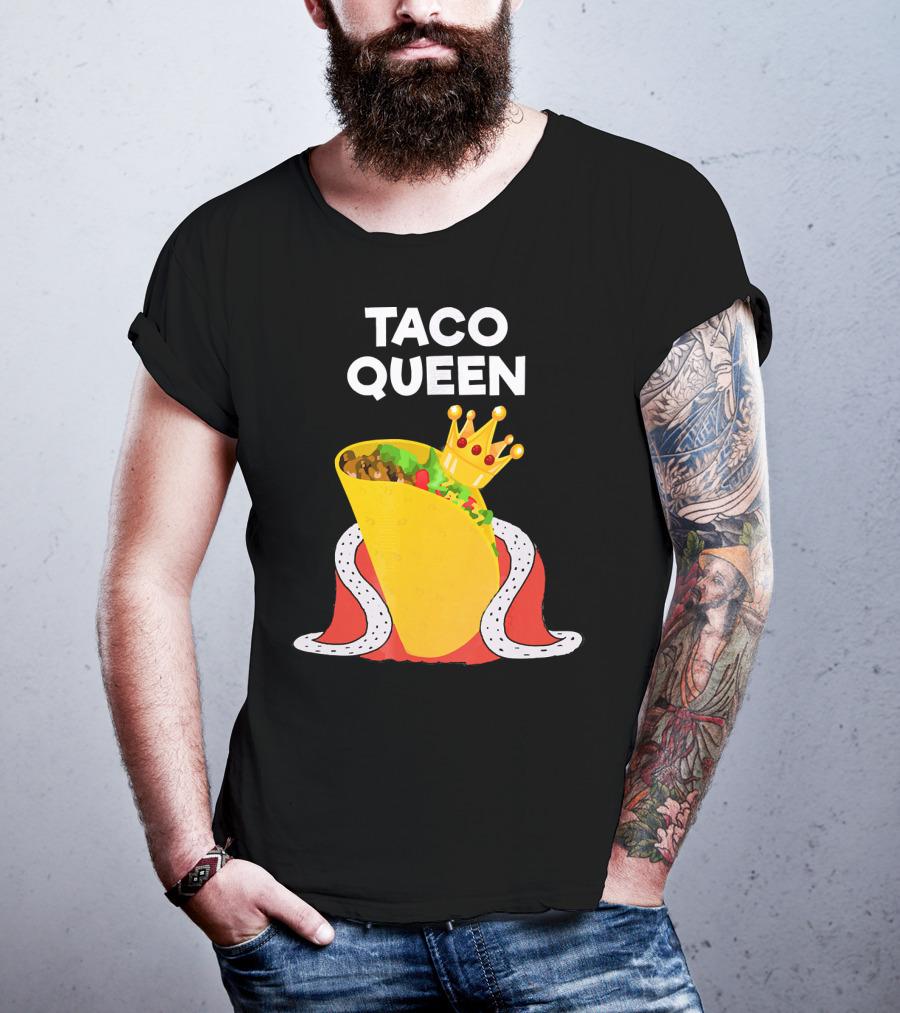 Taco Queen Royal Crowned Taco Tuesday T-Shirt