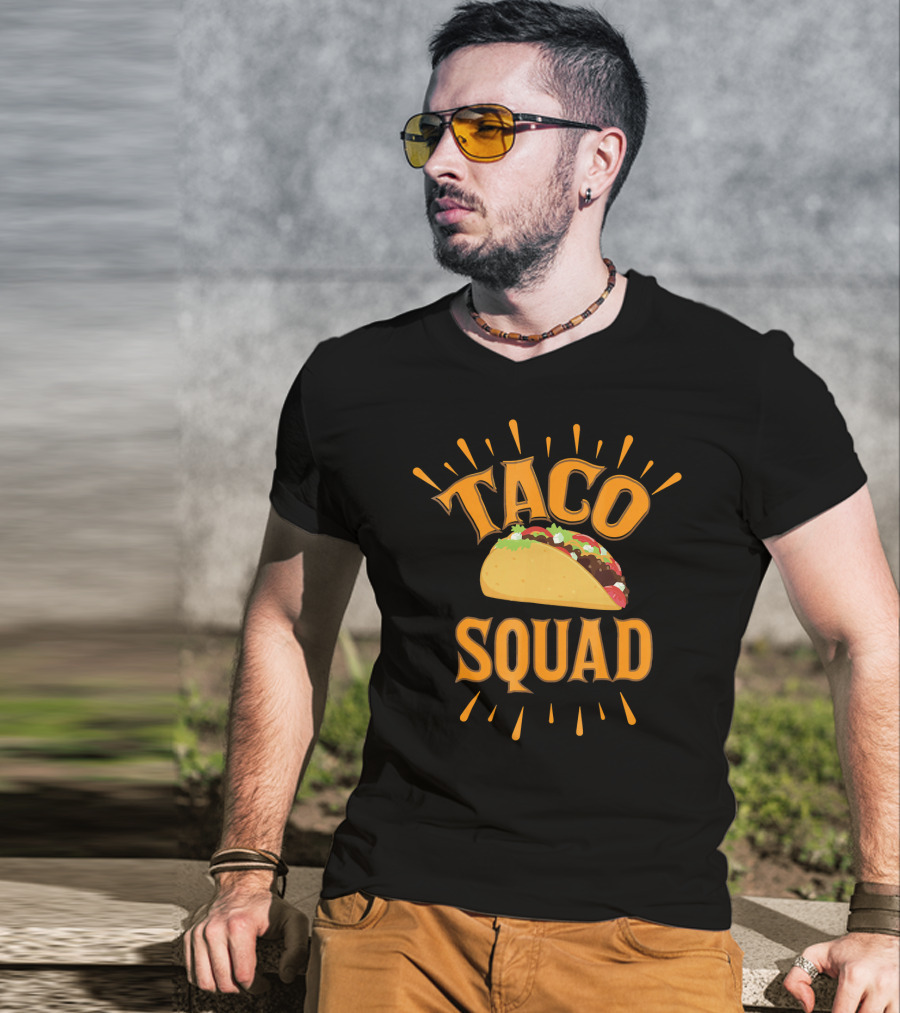 Taco Squad Funny Friends Taco T-Shirt
