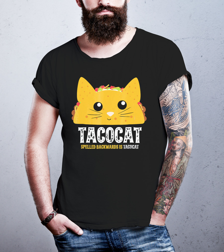 Taco Cat Spelled Backwards Is Tacocat Cute T-Shirt