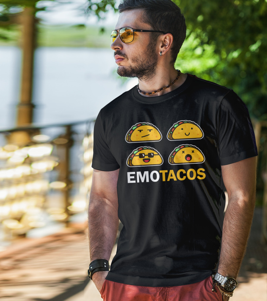 EMO TACOS Emojis Faces And Expressions T-Shirt