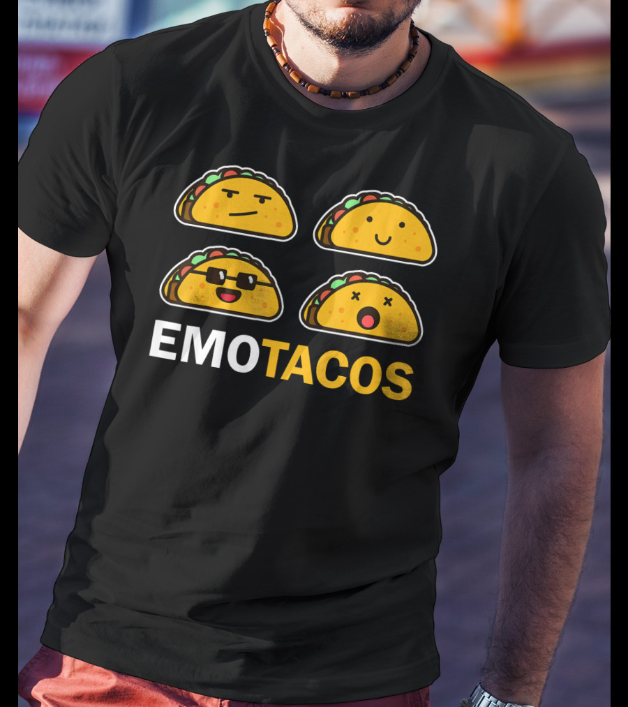 EMO TACOS Emojis Faces And Expressions T-Shirt