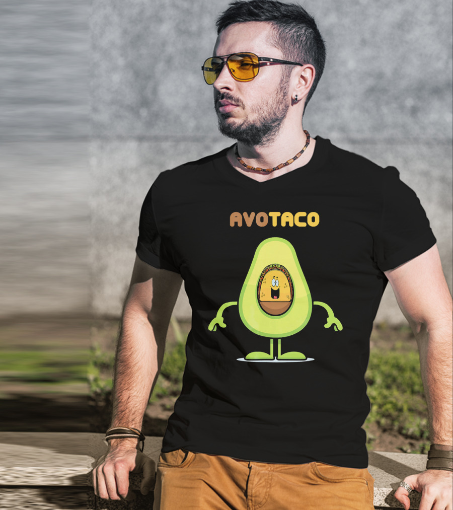 Avotaco Funny Avocado Taco Foodie T-Shirt