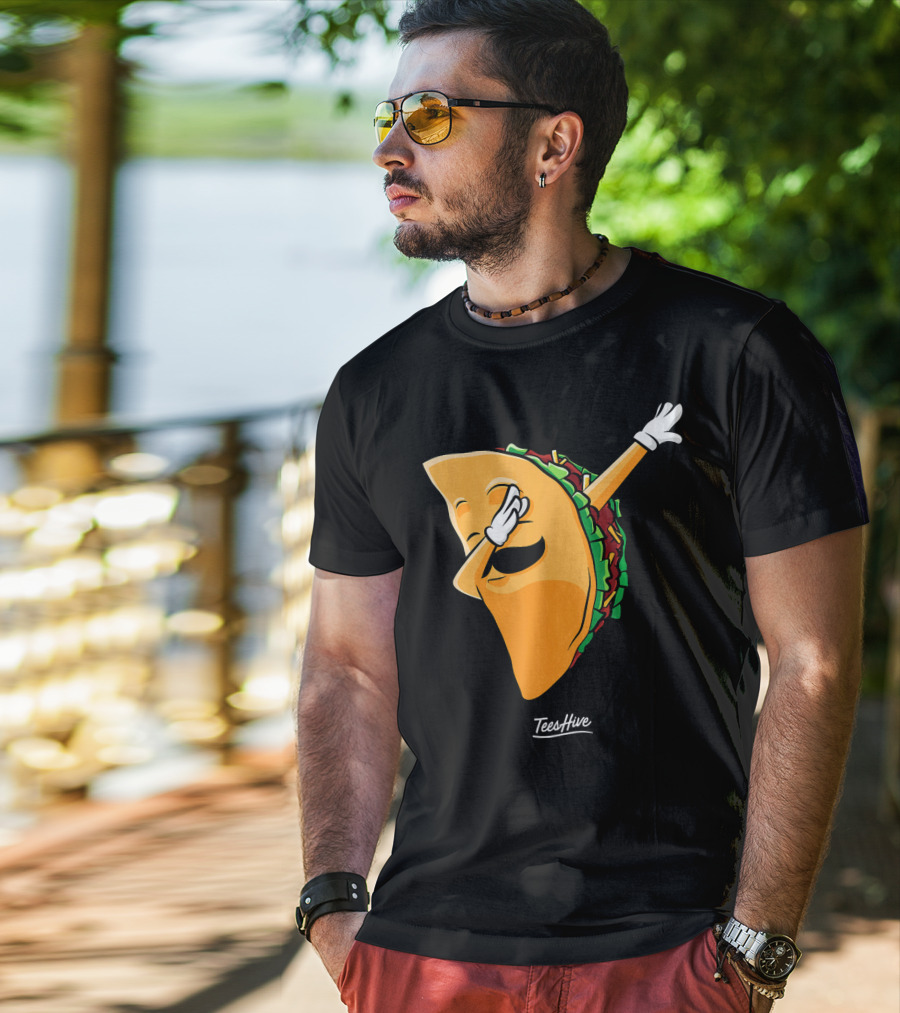 Dabbing Taco TeesHive Dab Dancing Taco Time T-Shirt