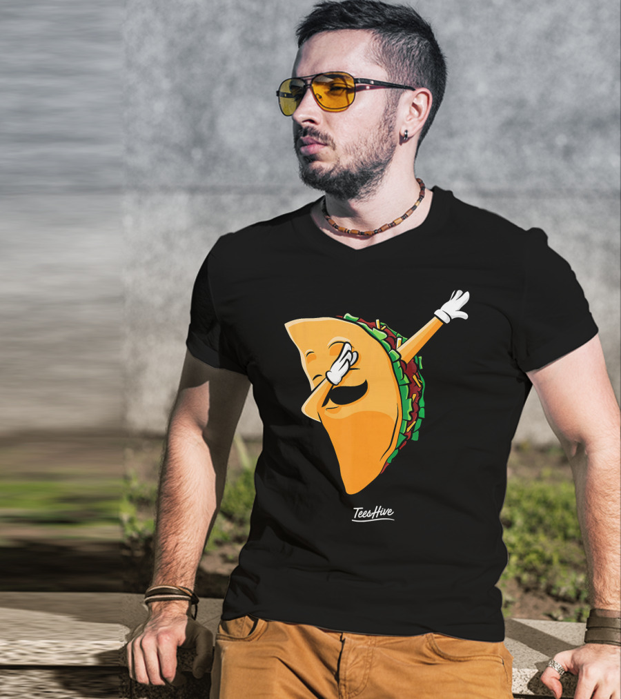 Dabbing Taco TeesHive Dab Dancing Taco Time T-Shirt