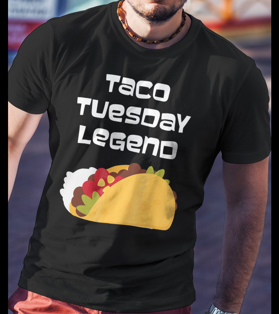 Taco Tuesday Legend Mexican Food Achievement T-Shirt