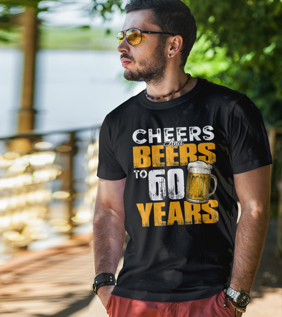 Cheers And Beers To 60 Years Beer Mug T-Shirt