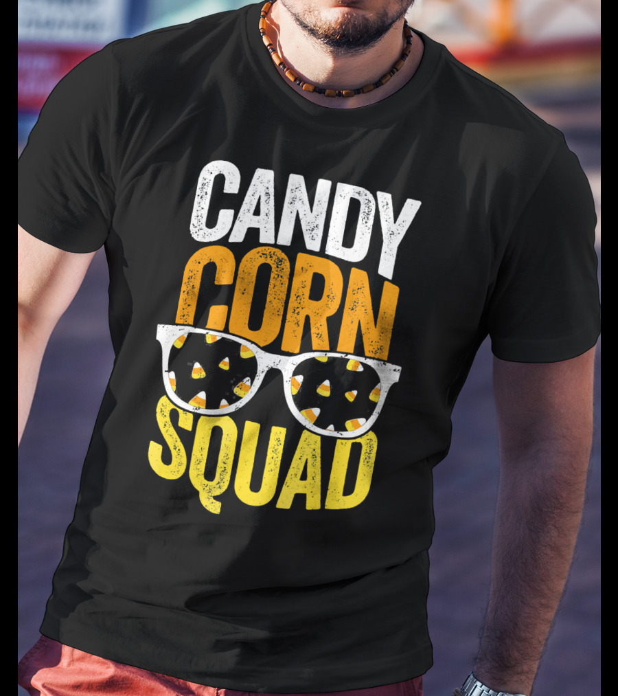 Candy Corn Squad Halloween Party Sunglasses T-Shirt