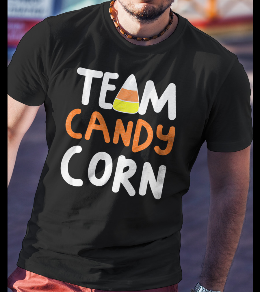 Team Candy Corn Halloween Treat Enthusiasts T-Shirt