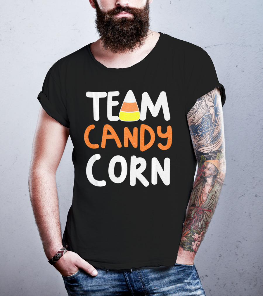 Team Candy Corn Halloween Treat Enthusiasts T-Shirt