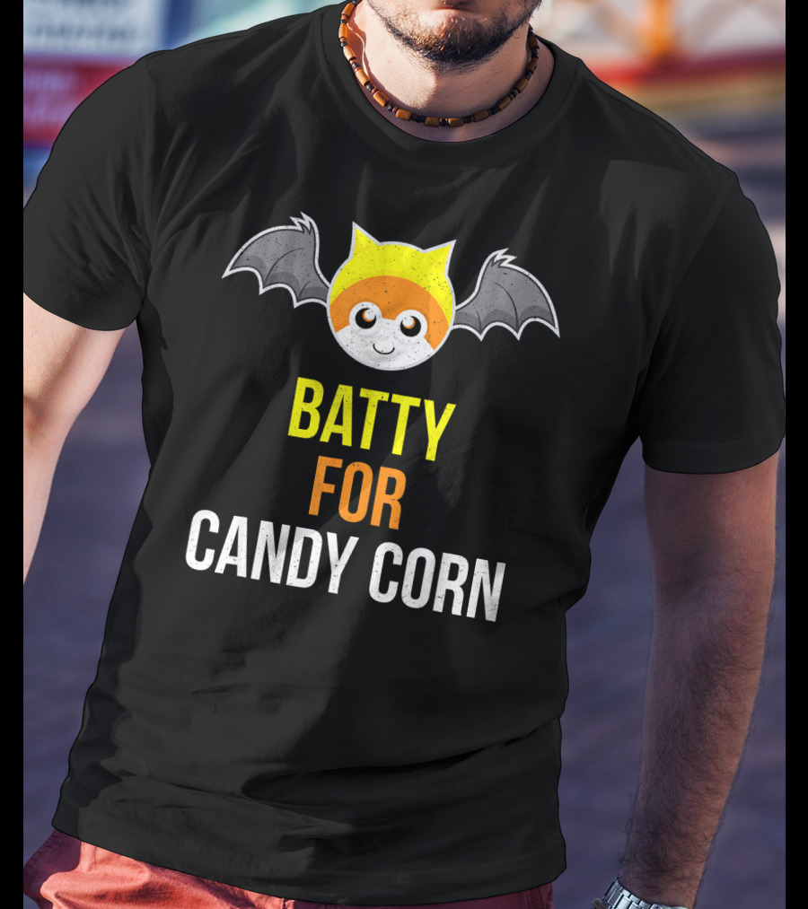 BATTY FOR CANDY CORN Adult And Youth T-Shirt