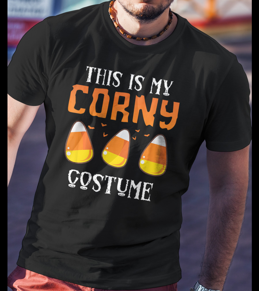 This Is My Corny Costume Candy Corn Bats T-Shirt