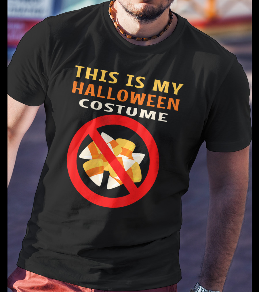 This Is My Halloween Costume Ban Candy Corn T-Shirt