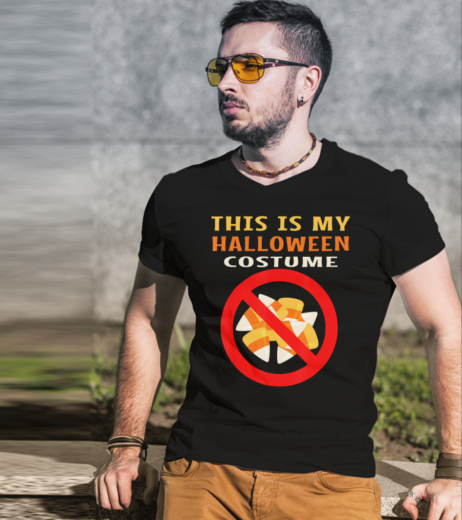 This Is My Halloween Costume Ban Candy Corn T-Shirt