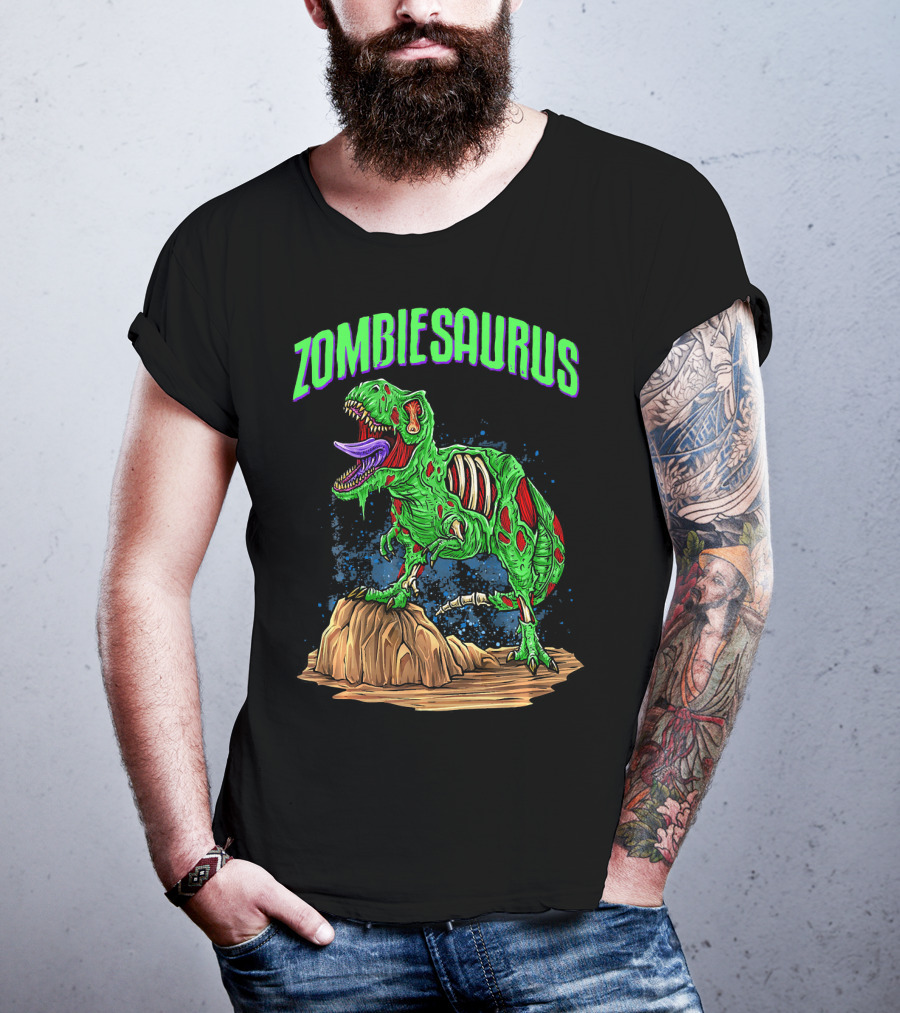 Zombiesaurus Dinosaur Awesome Zombie T-Shirt