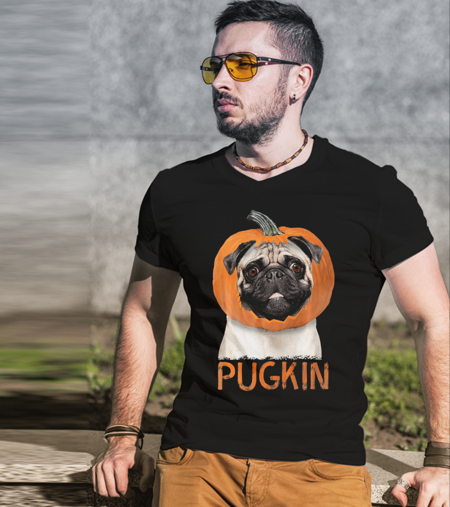 Pugkin Pug Pumpkin Pie Puppy T-Shirt