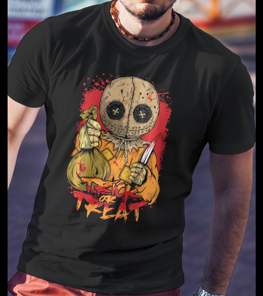 Trick Or Treat Halloween Horror Ghost Scary T-Shirt