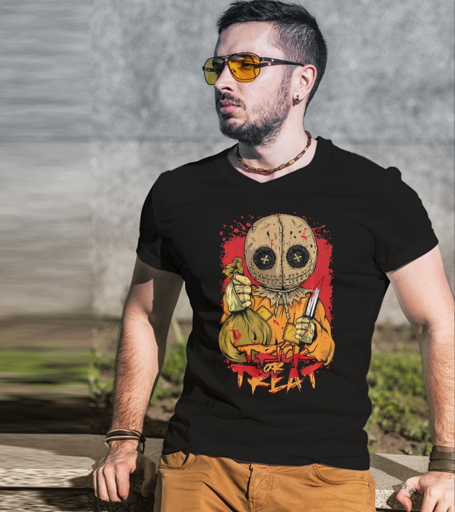 Trick Or Treat Halloween Horror Ghost Scary T-Shirt