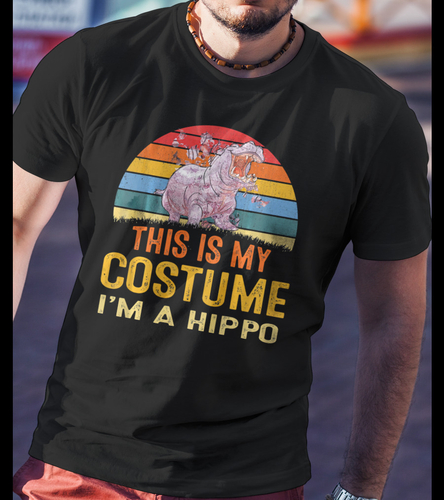 This Is My Costume I'm A Hippo T-Shirt
