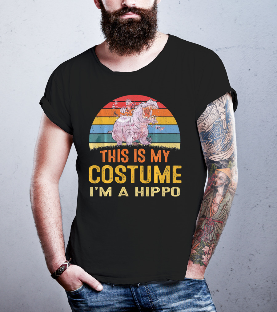 This Is My Costume I'm A Hippo T-Shirt