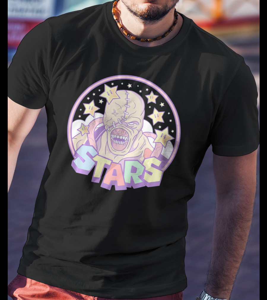 STARS Resident Racoon City Nemesis Pastel T-Shirt