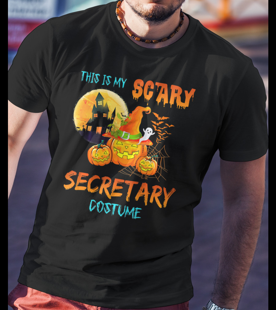 This Is My Scary Secretary Costume T-Shirt