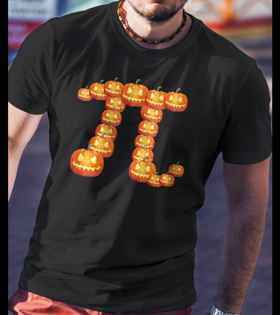 Pumpkin Pi Clever Halloween Humor T-Shirt