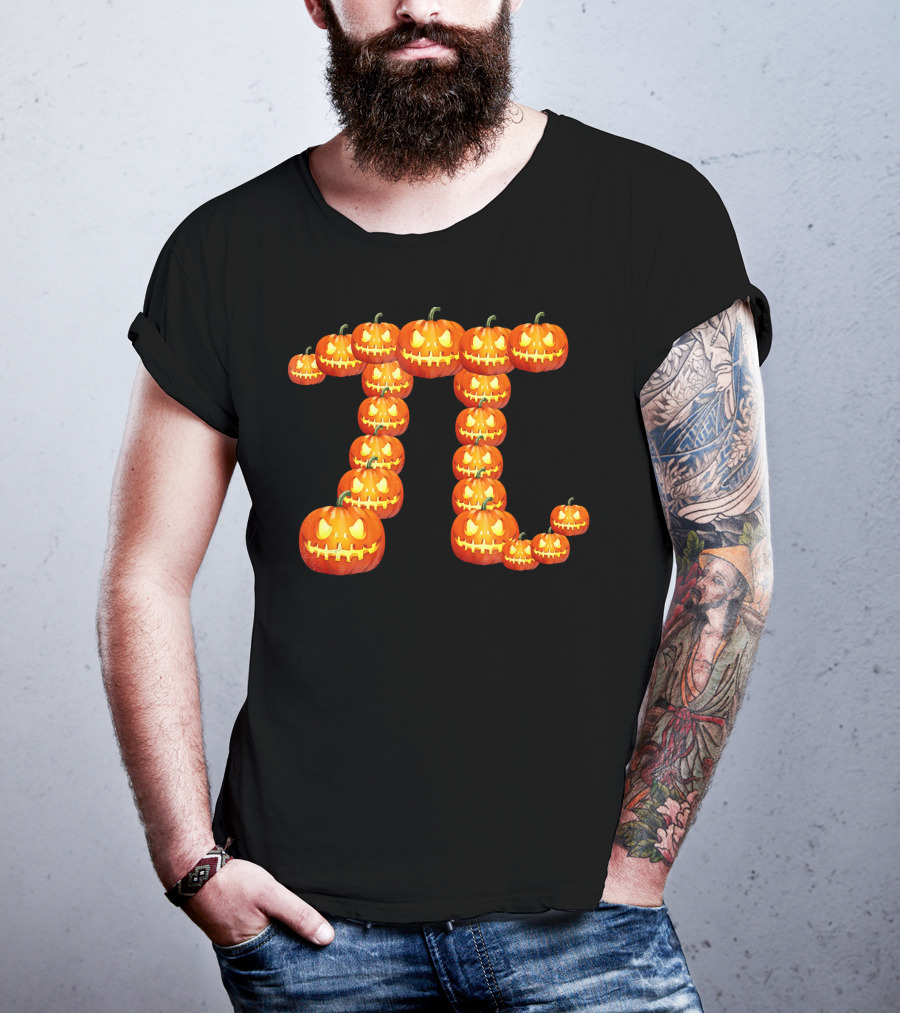 Pumpkin Pi Clever Halloween Humor T-Shirt