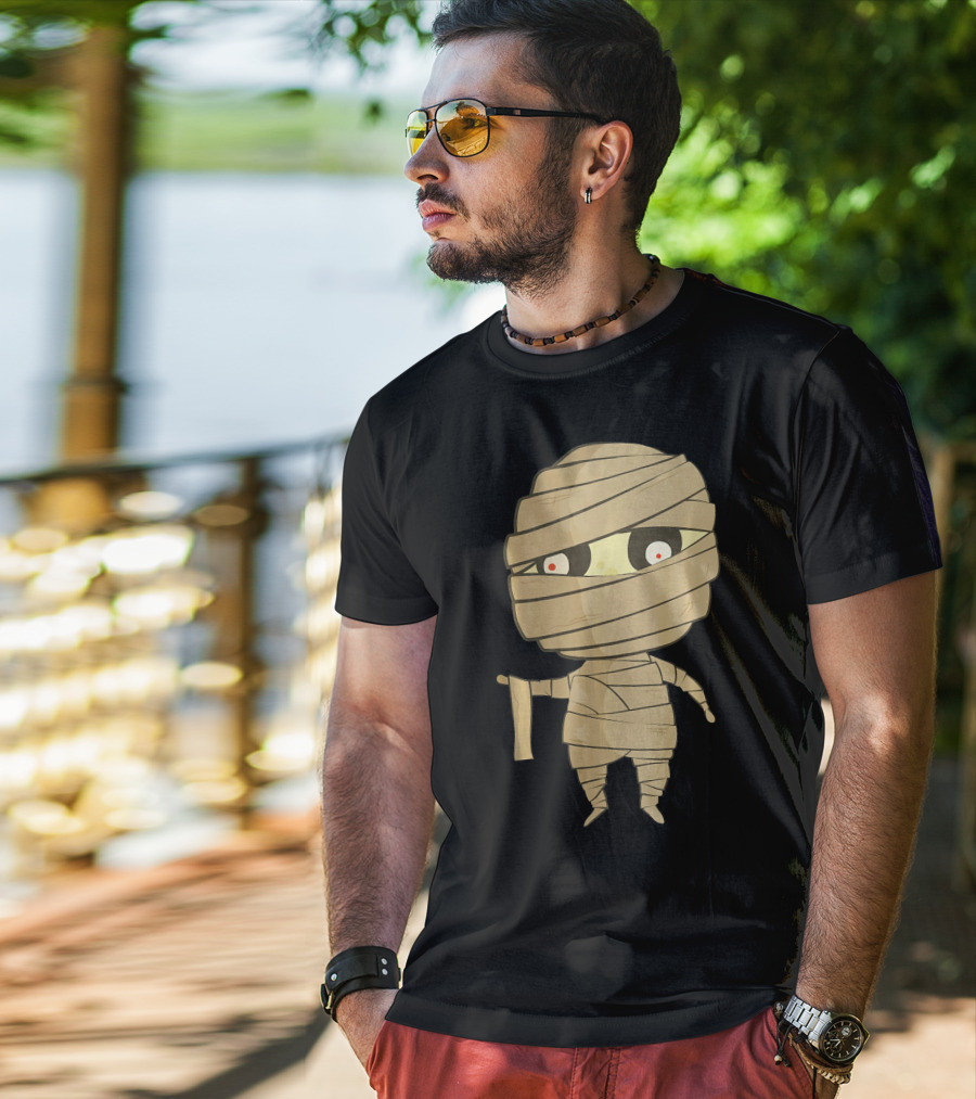 Mummy Halloween Cute Character T-Shirt