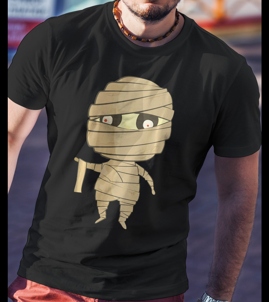 Mummy Halloween Cute Character T-Shirt