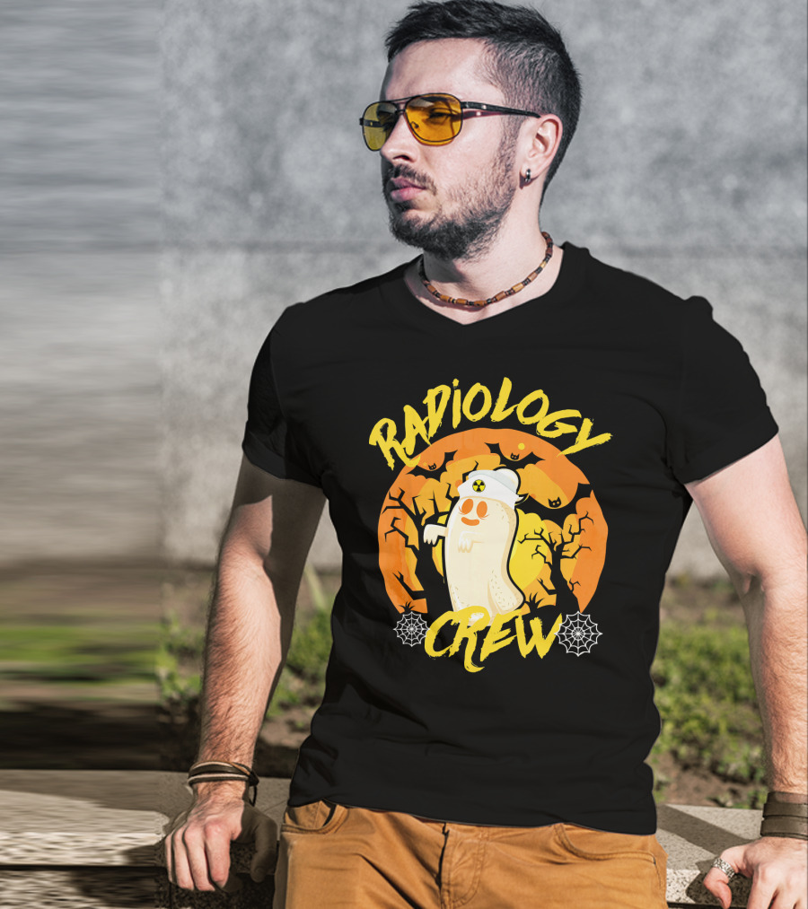 Radiology Crew Halloween Ghost X-Ray Tech T-Shirt