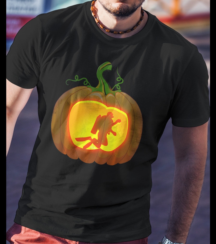 Scuba Diving Pumpkin Carving T-Shirt