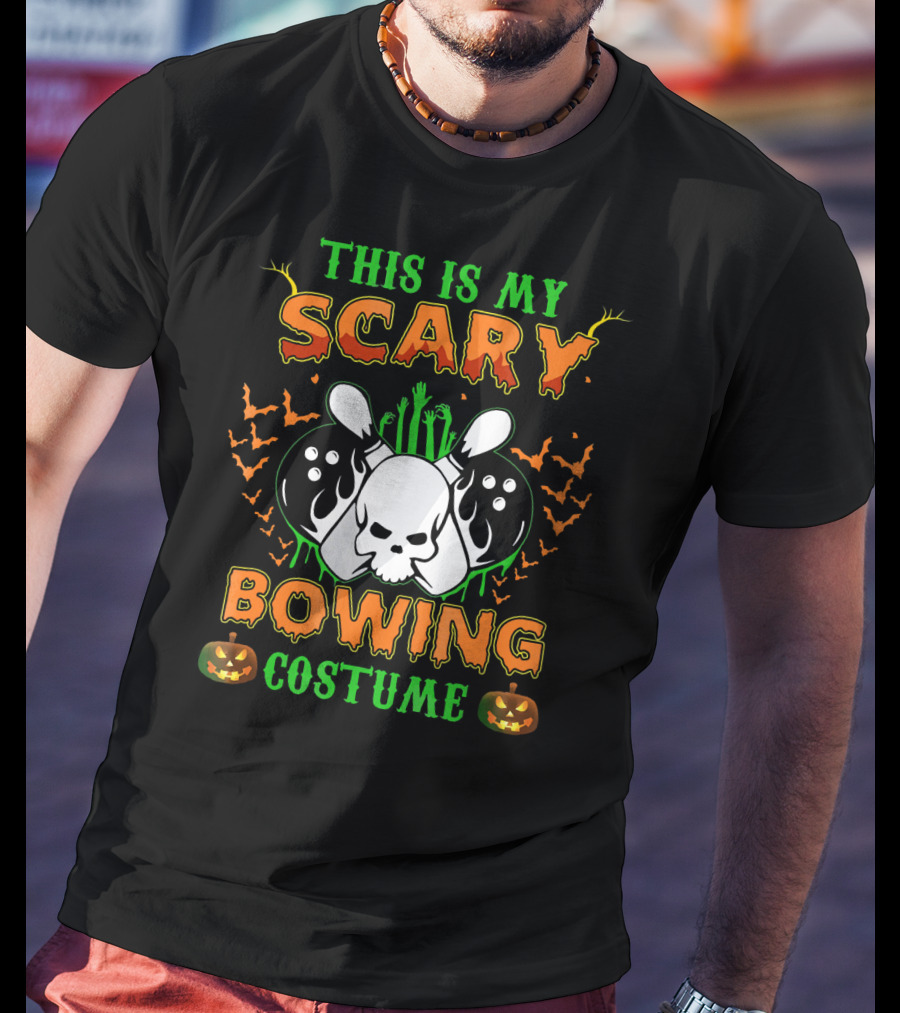 This Is My Scary Bowling Costume T-Shirt