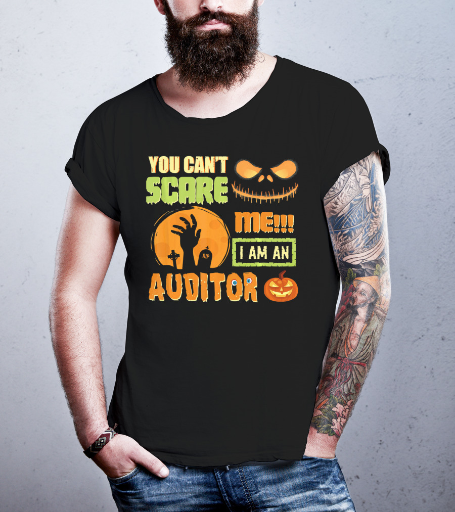 Halloween You Can't Scare Me I Am An Auditor T-Shirt