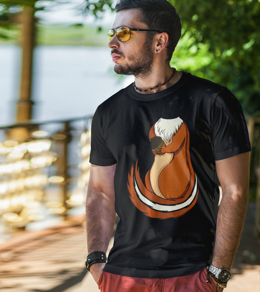 Chipmunk Holding Acorn T-Shirt