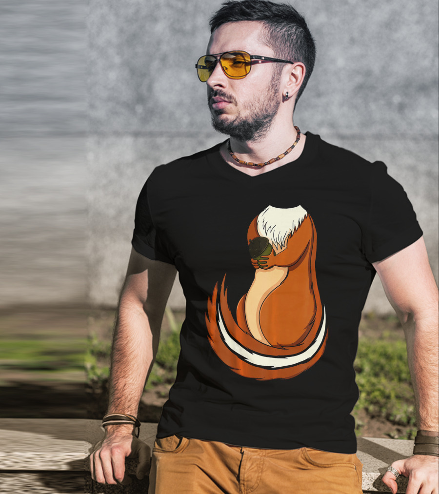 Chipmunk Holding Acorn T-Shirt