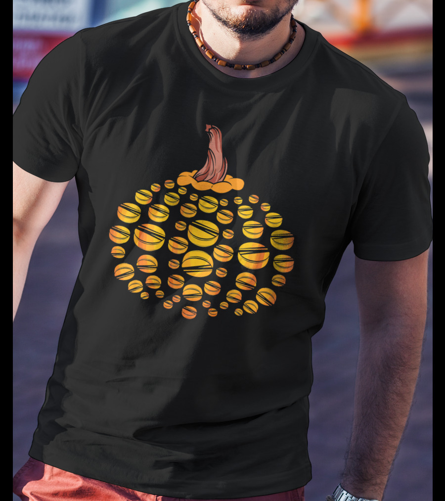 Hockey Pucks Halloween Pumpkin T-Shirt