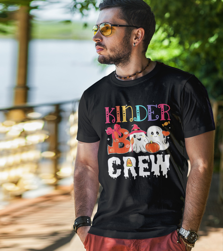 Kinder Boo Crew Halloween Ghosts Candy Pumpkin T-Shirt