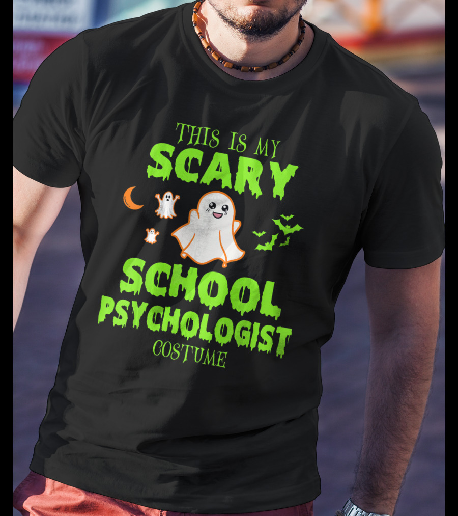 This Is My Scary School Psychologist Costume T-Shirt
