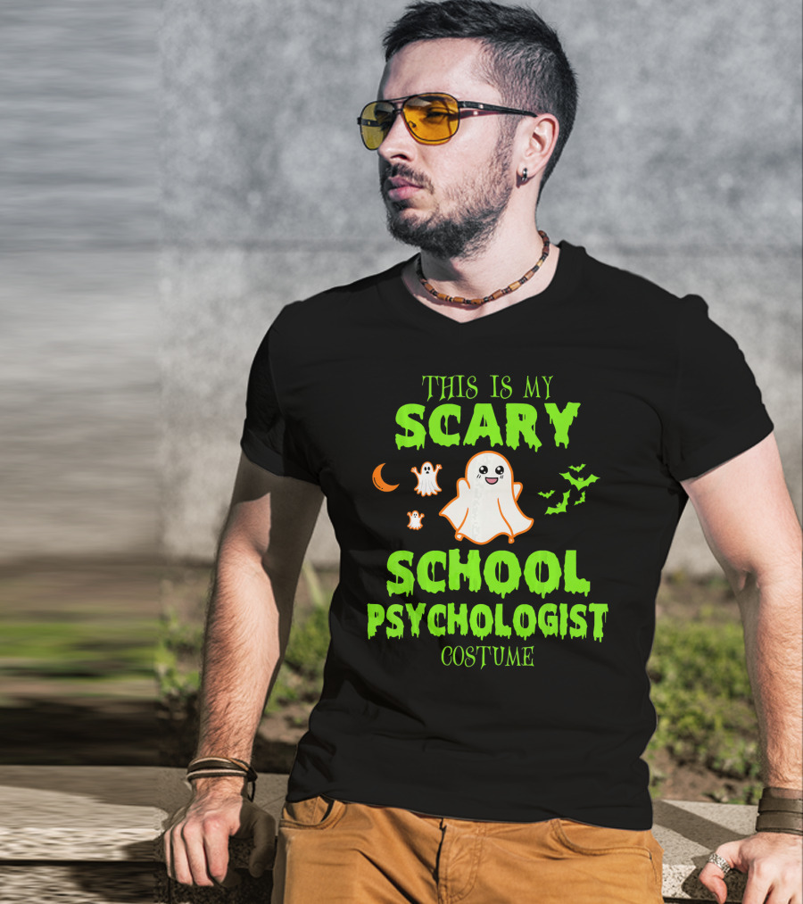 This Is My Scary School Psychologist Costume T-Shirt
