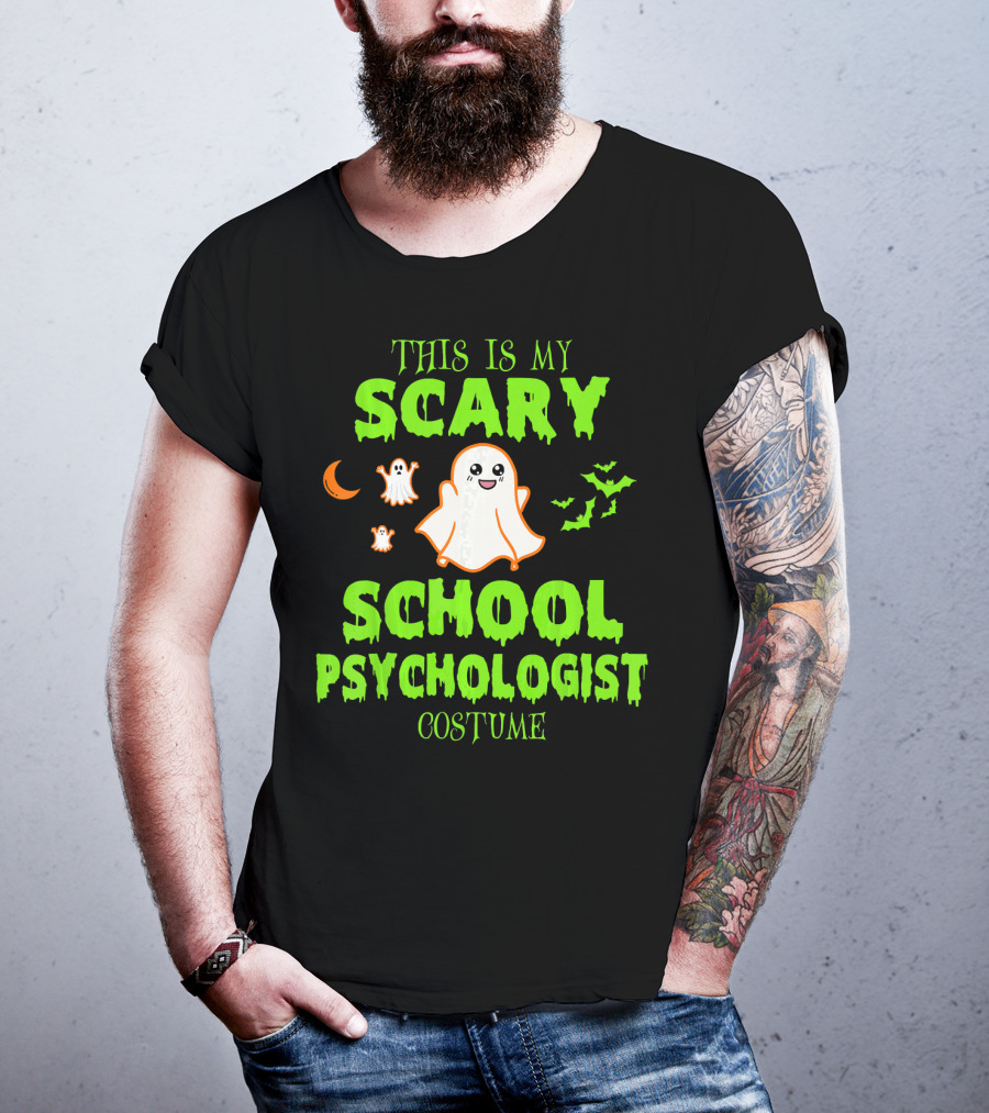 This Is My Scary School Psychologist Costume T-Shirt