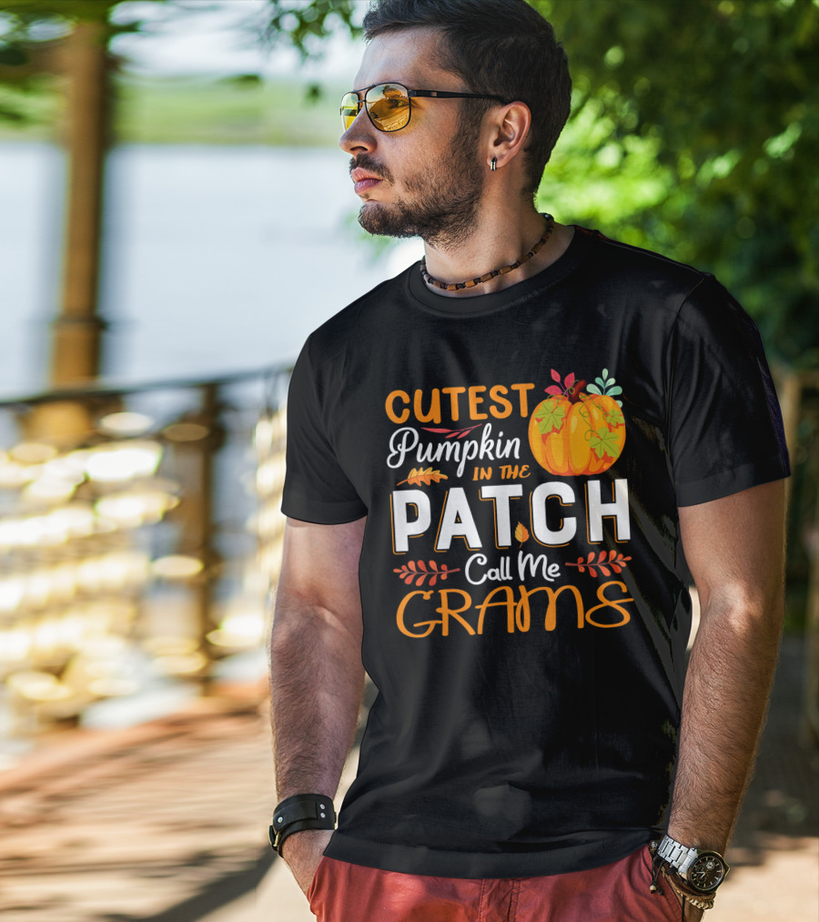 Cutest Pumpkin In The Patch Call Me Grams T-Shirt